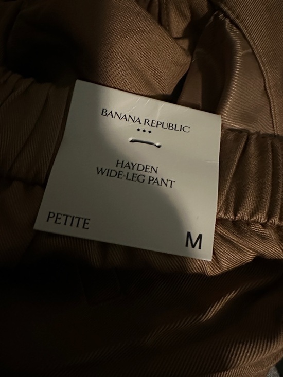 NWT! BANANA REPUBLIC HAYDEN WIDE-LEG HIGH-RISE TENCEL™ PANT 812916 - Picture 3 of 3